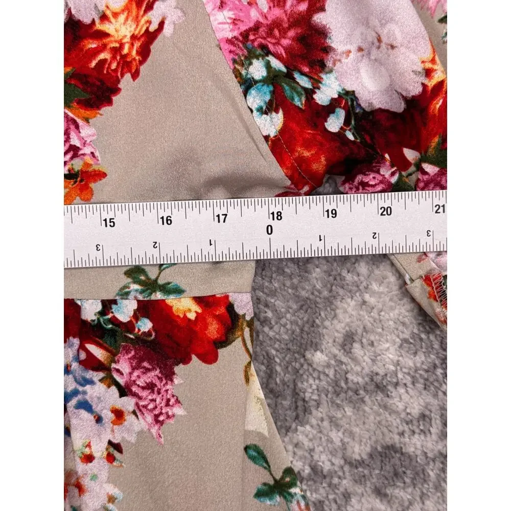Alembika Dress 2 Womens Floral Short Sleeve Fit And Flare Mini Tunic